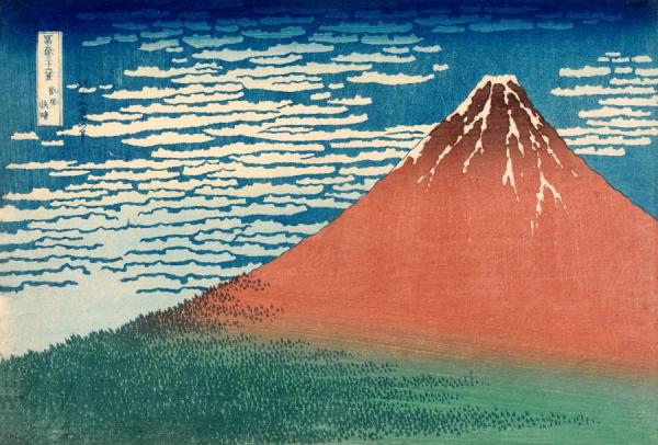 Fine Wind,clear Weather by Katsushika Hokusai
