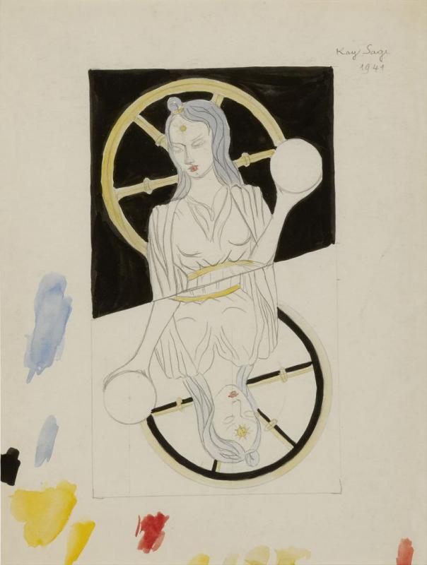 Cassandra (i) From "le Jeu De Marseilles", 1941 by Kay Sage