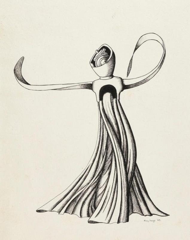 Figure (illustration For Vvv Magazine), 1943 by Kay Sage