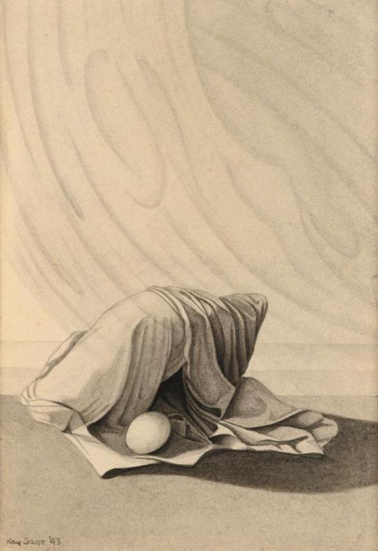 Minutes #8 (recto Verso), 1943 by Kay Sage Oil Painting Reproductions