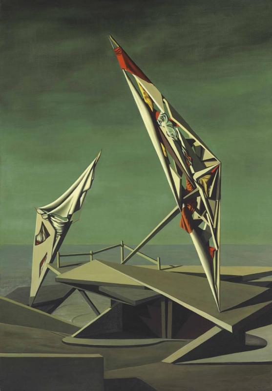 Ring Of Iron, Ring Of Wool, 1947 by Kay Sage