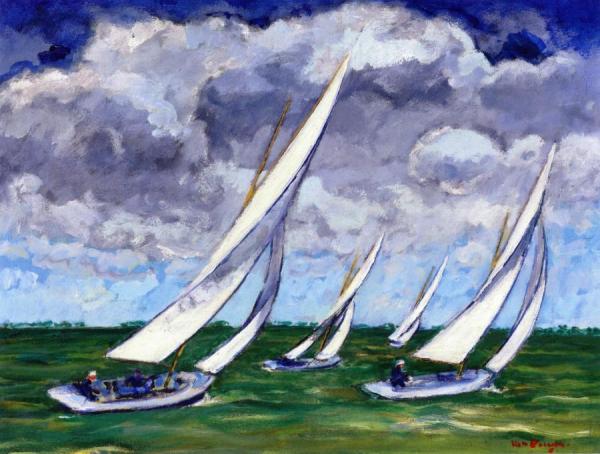 A Regatta by Kees Van Dongen