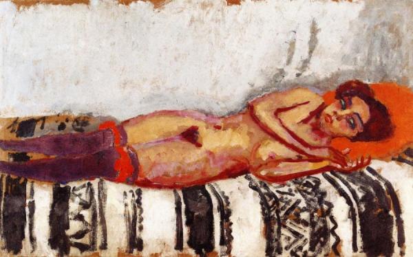 Aicha Stretched Out by Kees Van Dongen