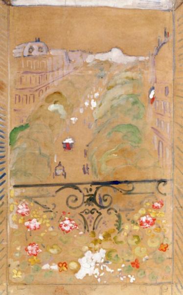 Avenue Montaigne In Spring by Kees Van Dongen