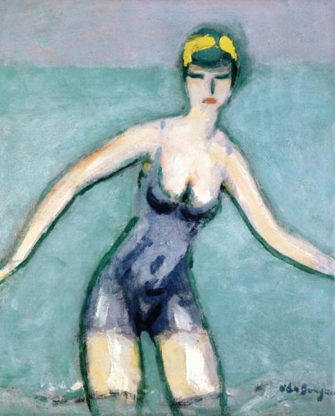 Bather In A Yellow Cap by Kees Van Dongen
