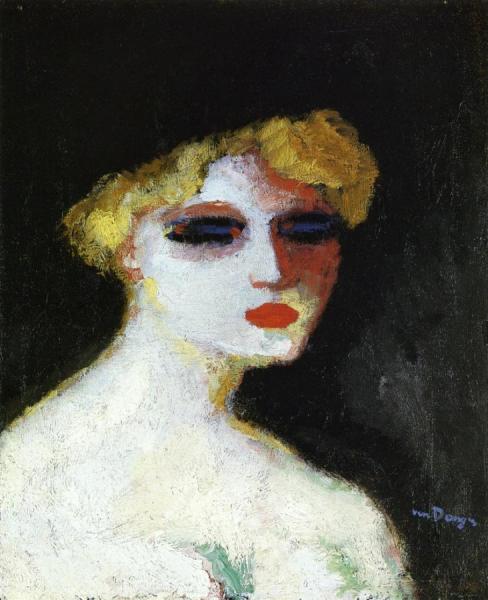 Blond Woman With Small Head by Kees Van Dongen