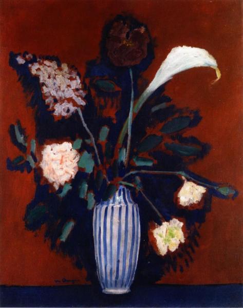 Bouquet Of Flowers, Arum by Kees Van Dongen
