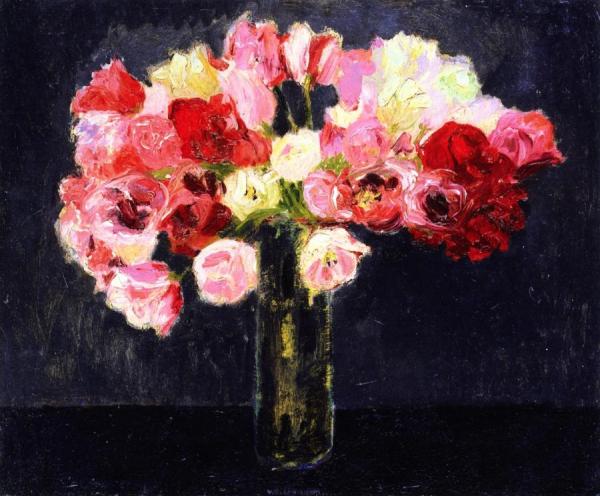 Bouquet Of Roses by Kees Van Dongen