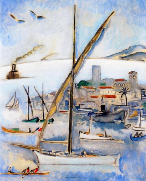Cannes, The Port by Kees Van Dongen