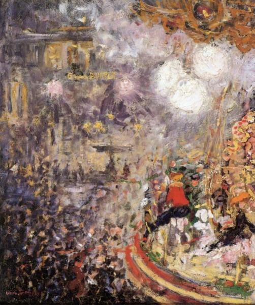 Carrousel, Place Pigalle by Kees Van Dongen Oil Painting Reproductions