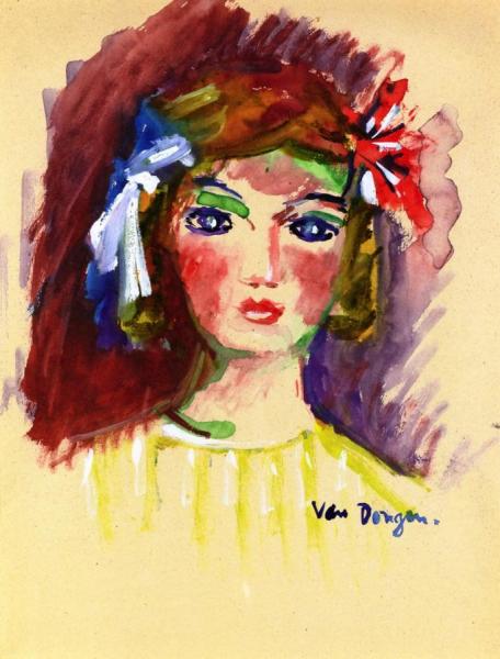 Child's Face by Kees Van Dongen
