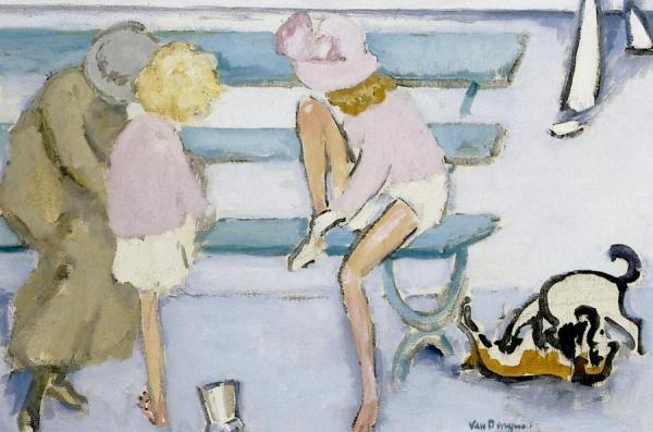 Children By The Sea by Kees Van Dongen