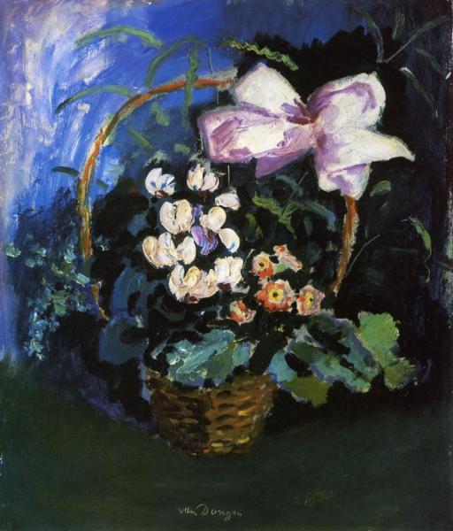 Cyclamens by Kees Van Dongen