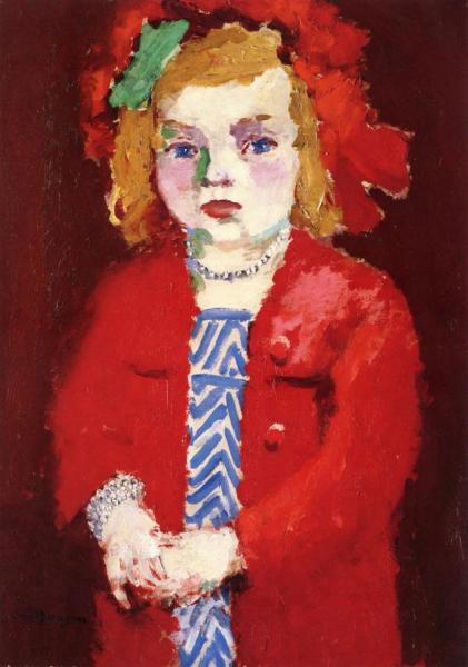 Dolly In A Silver Necklace by Kees Van Dongen