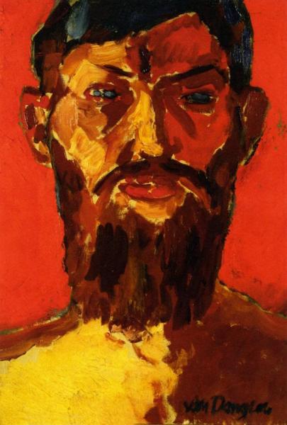 Fauve Self Portrait by Kees Van Dongen