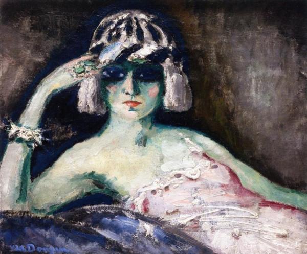 Femme De Commerce De Revue by Kees Van Dongen