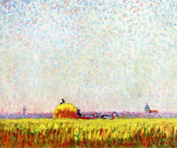 Field Of Corn by Kees Van Dongen