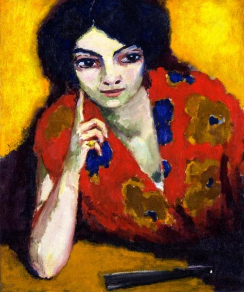 Finger On Her Cheek by Kees Van Dongen