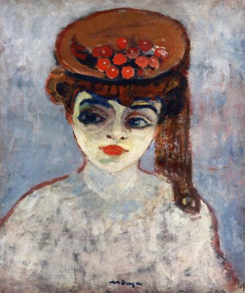 Hat With Cherries by Kees Van Dongen