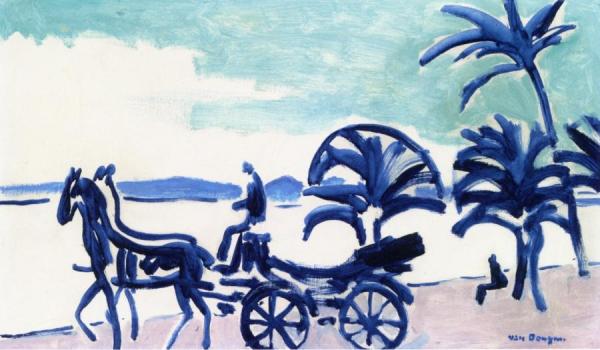 Horse Carriage, Cannes by Kees Van Dongen