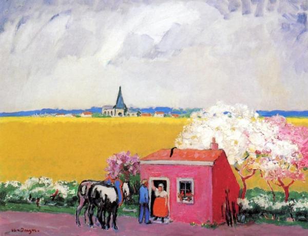 Landscape: The Little Church by Kees Van Dongen