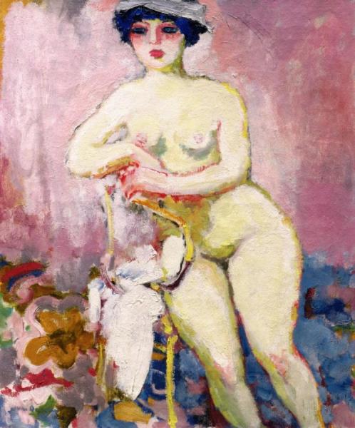 Nude In A Chair by Kees Van Dongen