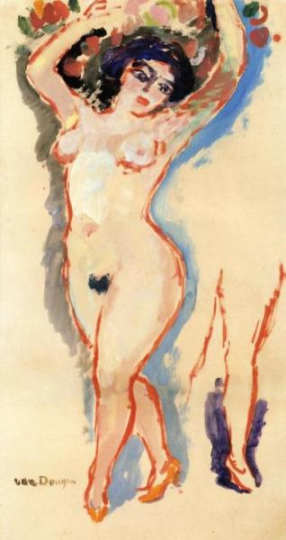 Nude With Balloon by Kees Van Dongen Oil Painting Reproductions