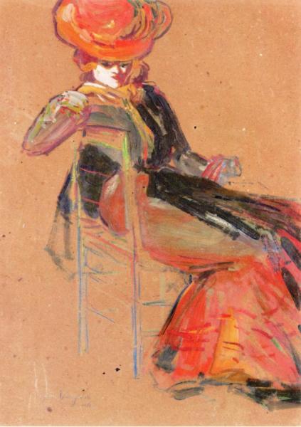 Parisian Woman by Kees Van Dongen