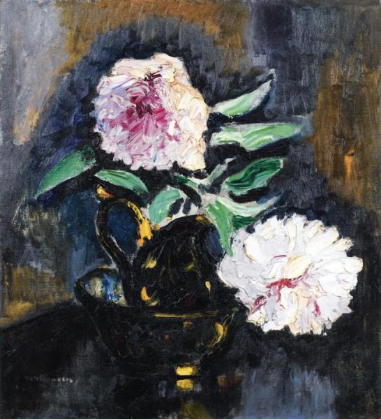 Pink Peonies by Kees Van Dongen