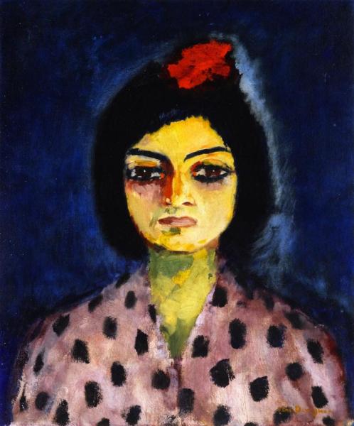 Portrait Of A Gypsy by Kees Van Dongen