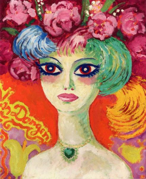 Portrait Of A Woman by Kees Van Dongen