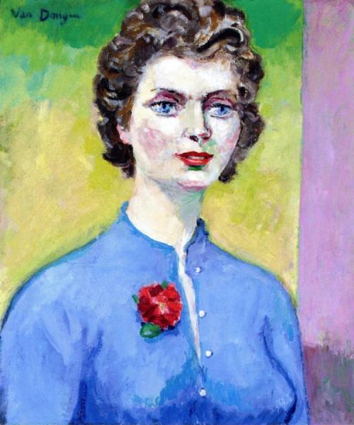 Portrait Of A Woman by Kees Van Dongen