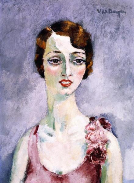 Portrait Of A Woman by Kees Van Dongen