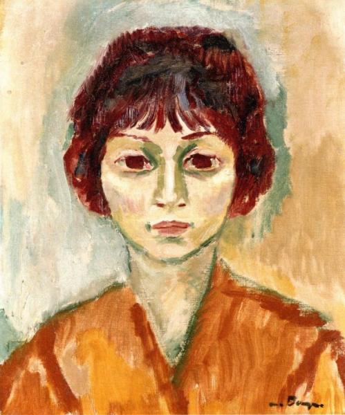 Portrait Of A Woman by Kees Van Dongen