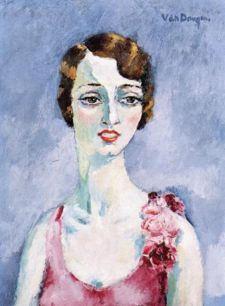 Portrait Of A Young Woman by Kees Van Dongen