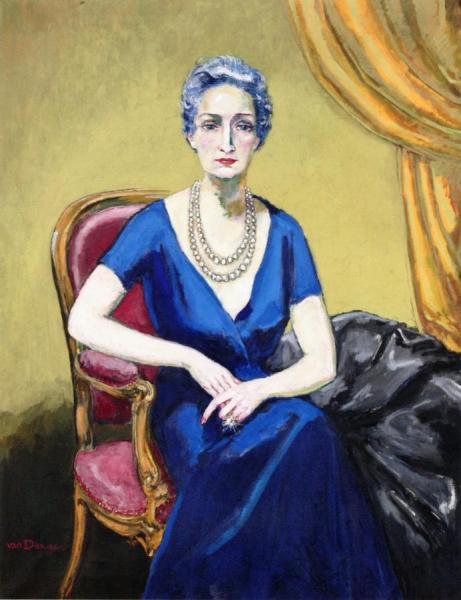 Portrait Of Madame V by Kees Van Dongen