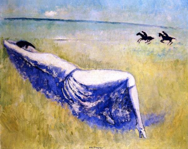 Reclining Woman by Kees Van Dongen
