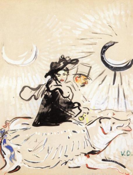 Riding The Pig by Kees Van Dongen