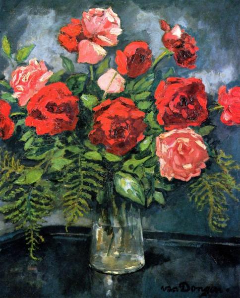 Still Life With Roses by Kees Van Dongen