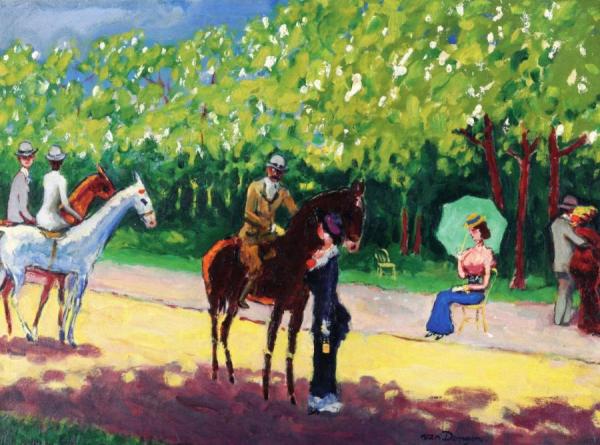 The Avenue Des Acacias by Kees Van Dongen