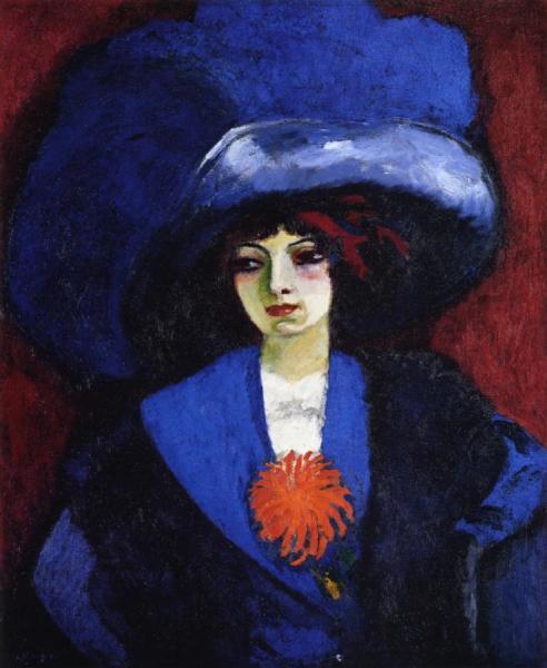The Blue Hat by Kees Van Dongen