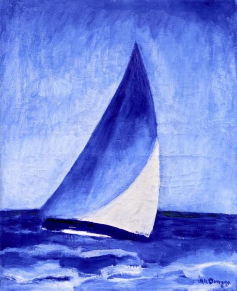 The Blue Sail by Kees Van Dongen