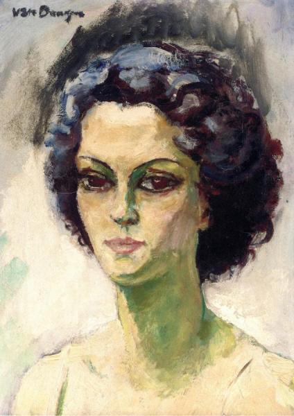 The Brunette by Kees Van Dongen