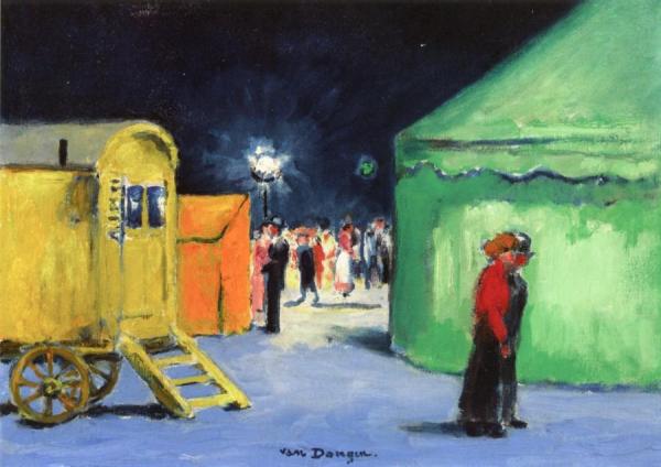 The Circus, Carnival At La Villette by Kees Van Dongen