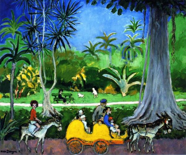 The Gardens Of Monte Carlo by Kees Van Dongen