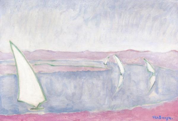 The Nile At Aswan by Kees Van Dongen