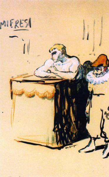 The Two Clowns by Kees Van Dongen