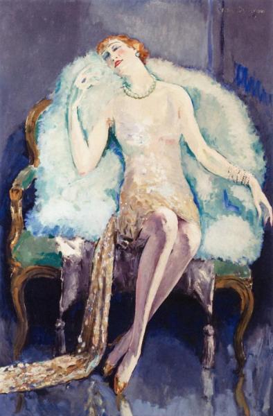Venice No. Ii, The Swan Mantle by Kees Van Dongen