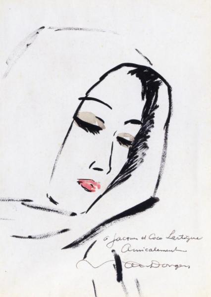 Woman's Face by Kees Van Dongen