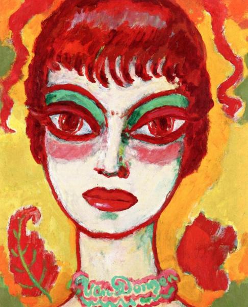 Woman's Head by Kees Van Dongen